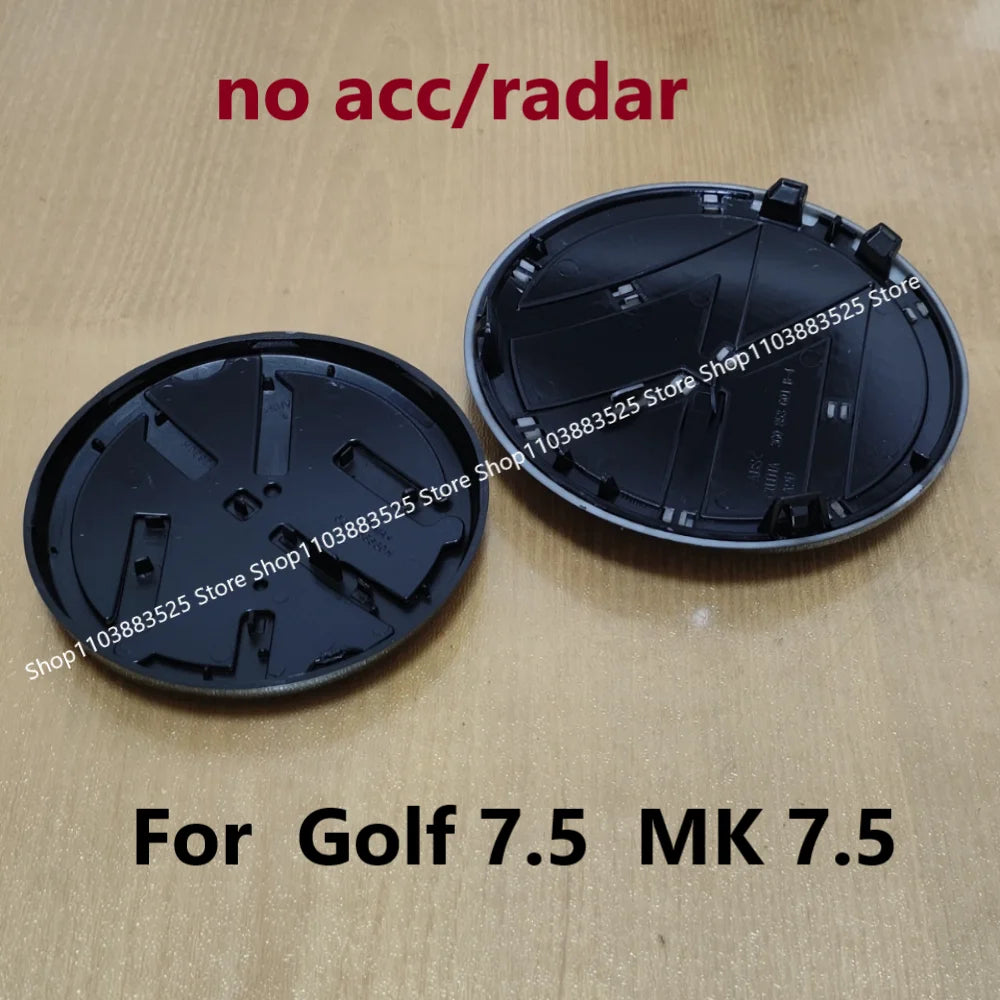 Badge de remplacement noirs avant et arrière pour VW Golf 7.5 2018-2020